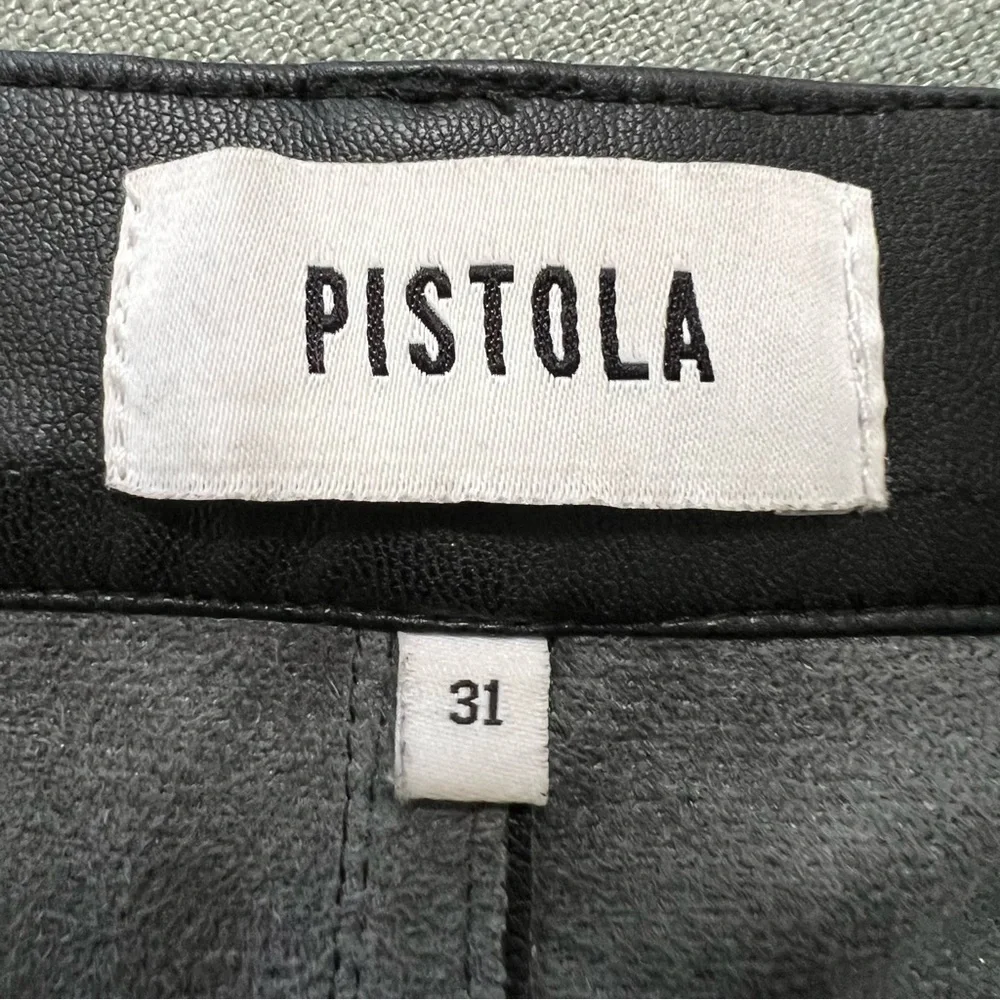 Pistola Lennon High Rise Cropped Boot‎ Pant in Slate Black